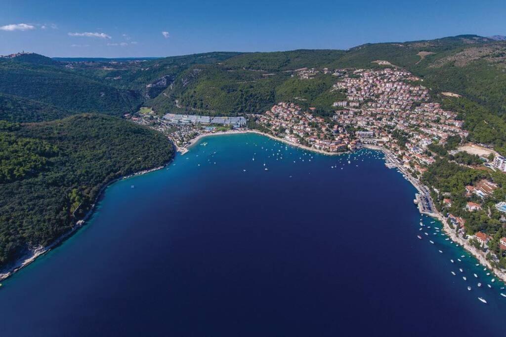 Adorable Holiday House Lilla-With Pool-Near Old Town Labin Labin  Bagian luar foto